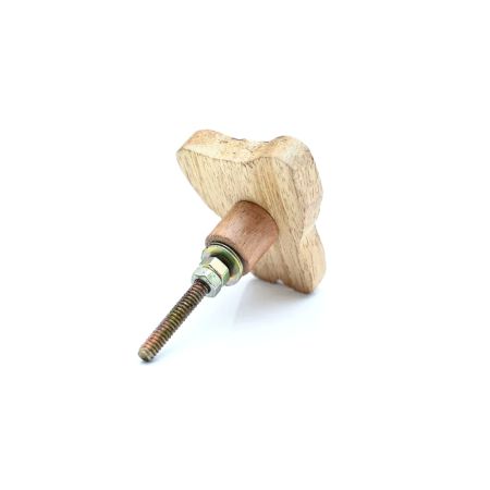 Kids Handmade Mango Wood Elephant Drawer Knob